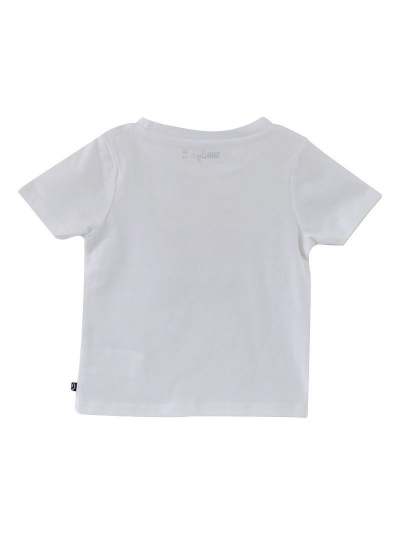 TEE SHIRT BLANC ELVIS Blanc - Kiabi