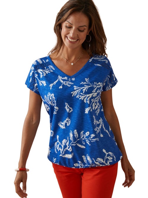 Tee-shirt blousant fantaisie - DAXON - Kiabi