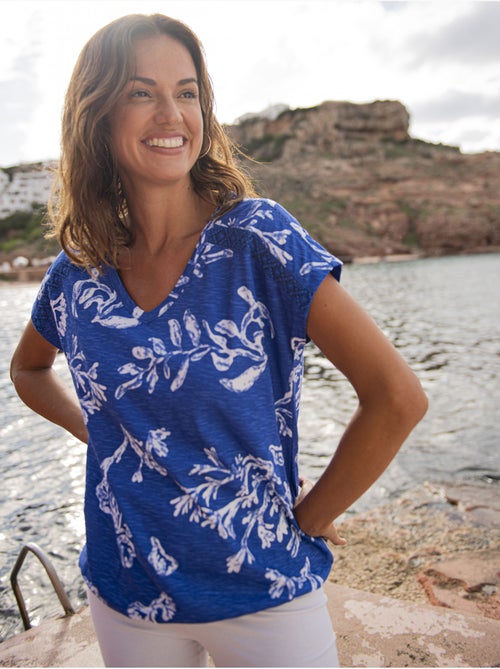 Tee-shirt blousant fantaisie - DAXON - Kiabi