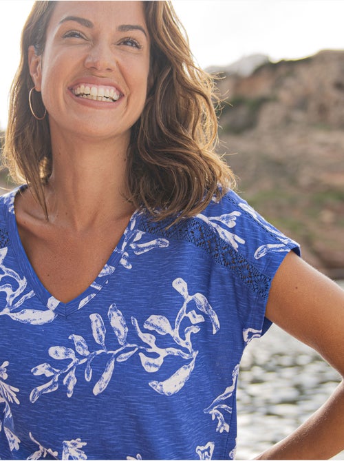 Tee-shirt blousant fantaisie - DAXON - Kiabi