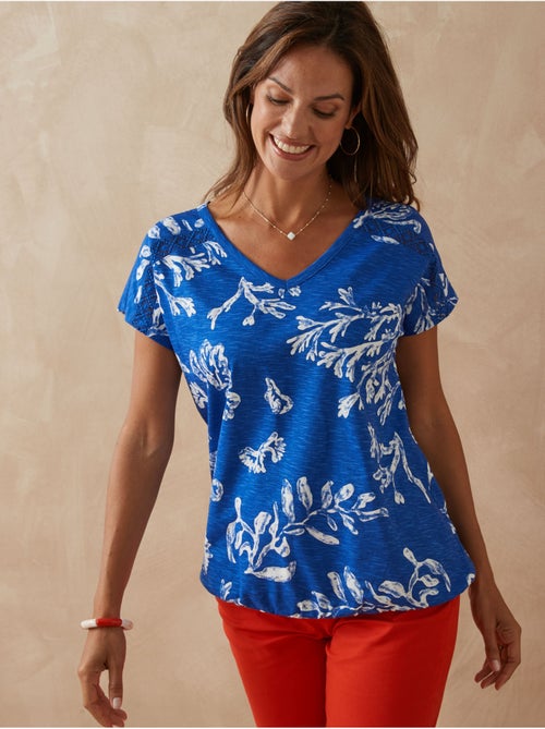 Tee-shirt blousant fantaisie - DAXON - Kiabi