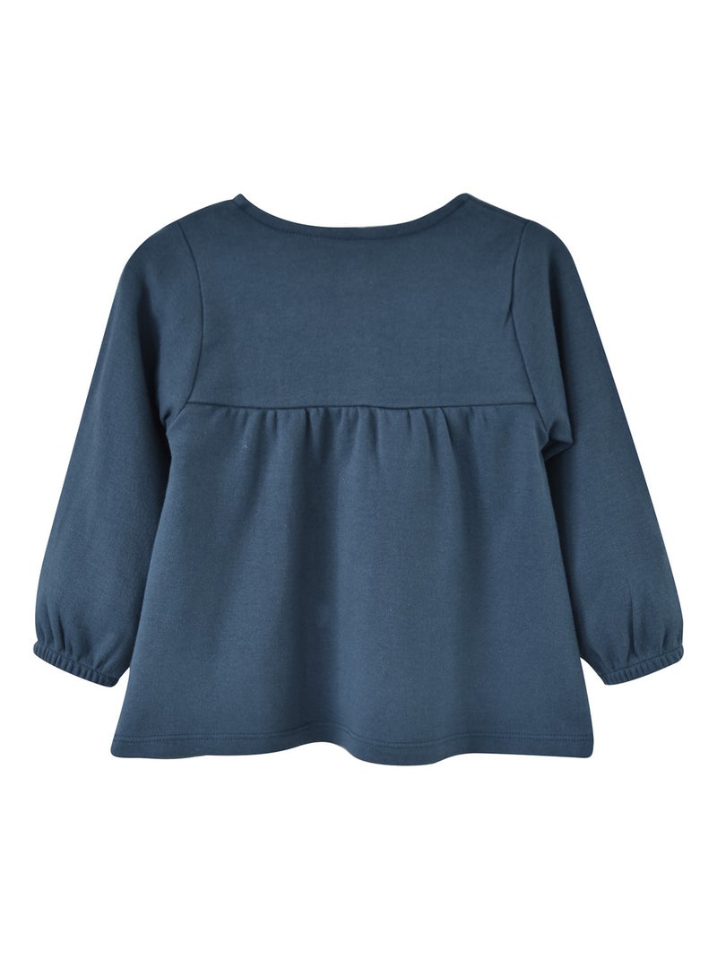 TEE SHIRT BRODÉ DRUCILLA Bleu - Kiabi