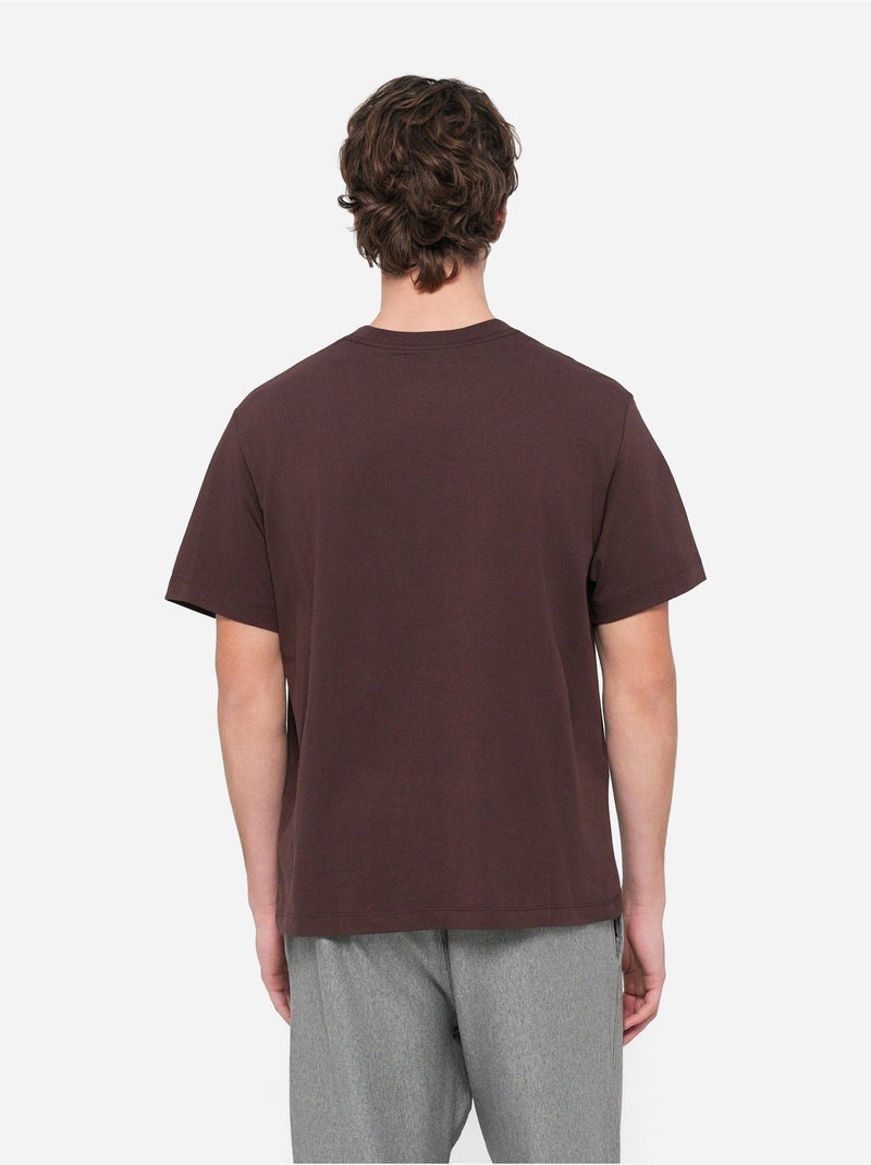 Tee Shirt Calvin Klein à manches courtes Marron - Kiabi