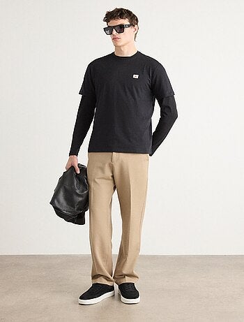 T-Shirt Homme Calvin Klein Jeans Badge 30s Jersey-bright