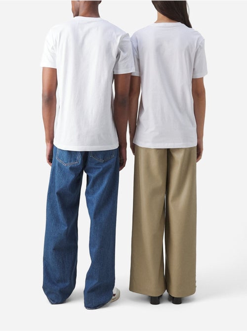 Tee Shirt Calvin Klein Disrupted outline monologo tee - Kiabi