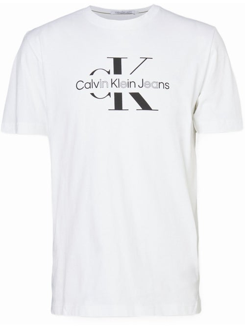 Tee Shirt Calvin Klein Disrupted outline monologo tee - Kiabi