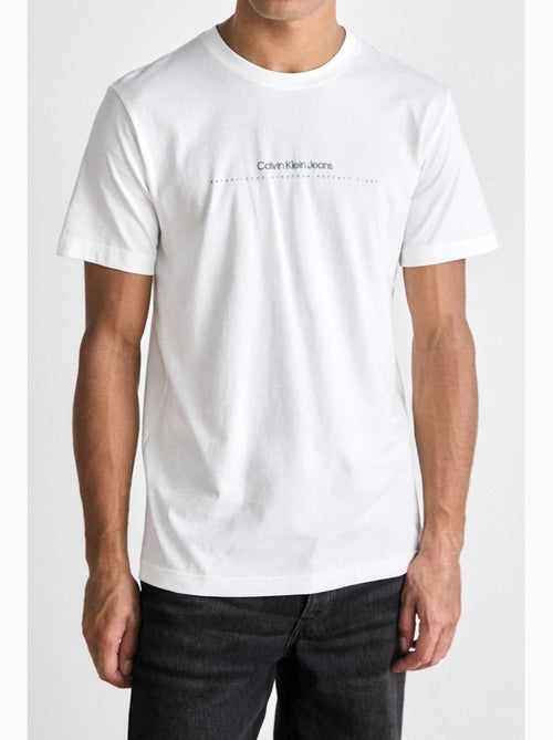 Tee Shirt Calvin Klein manches courtes - Kiabi