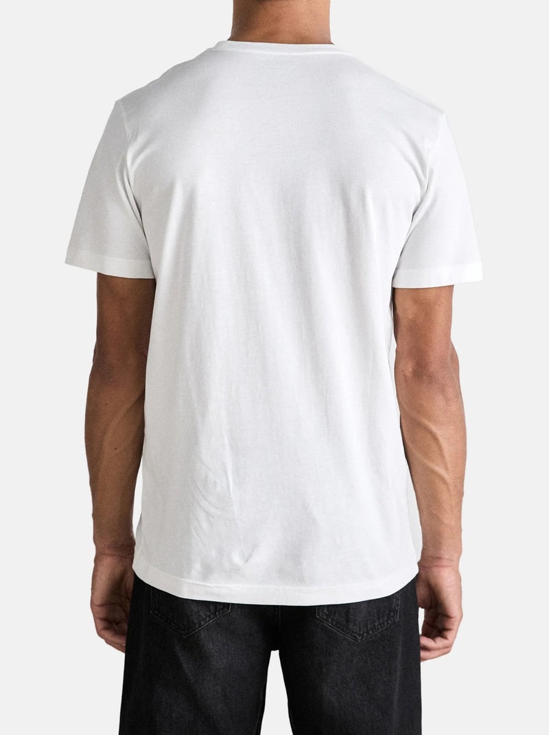 Tee Shirt Calvin Klein manches courtes Blanc - Kiabi