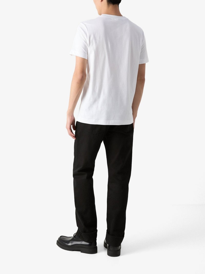 Tee Shirt Calvin Klein manches courtes Blanc - Kiabi