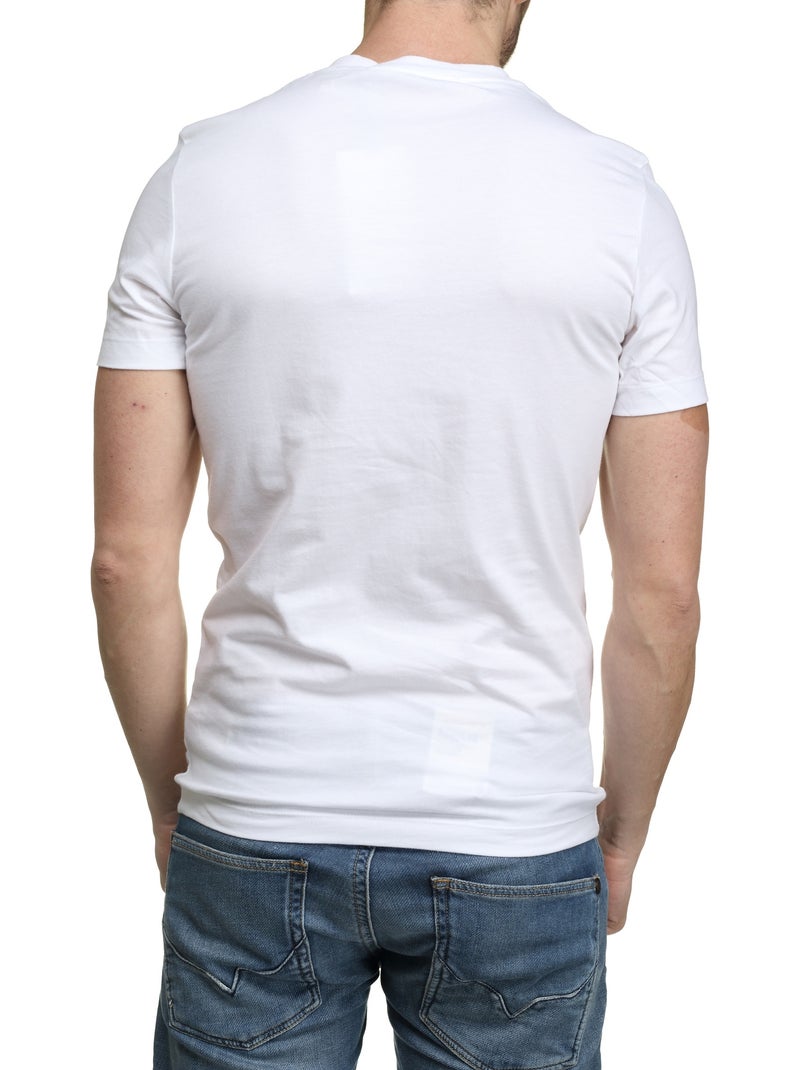 Tee Shirt Calvin Klein manches courtes Blanc - Kiabi
