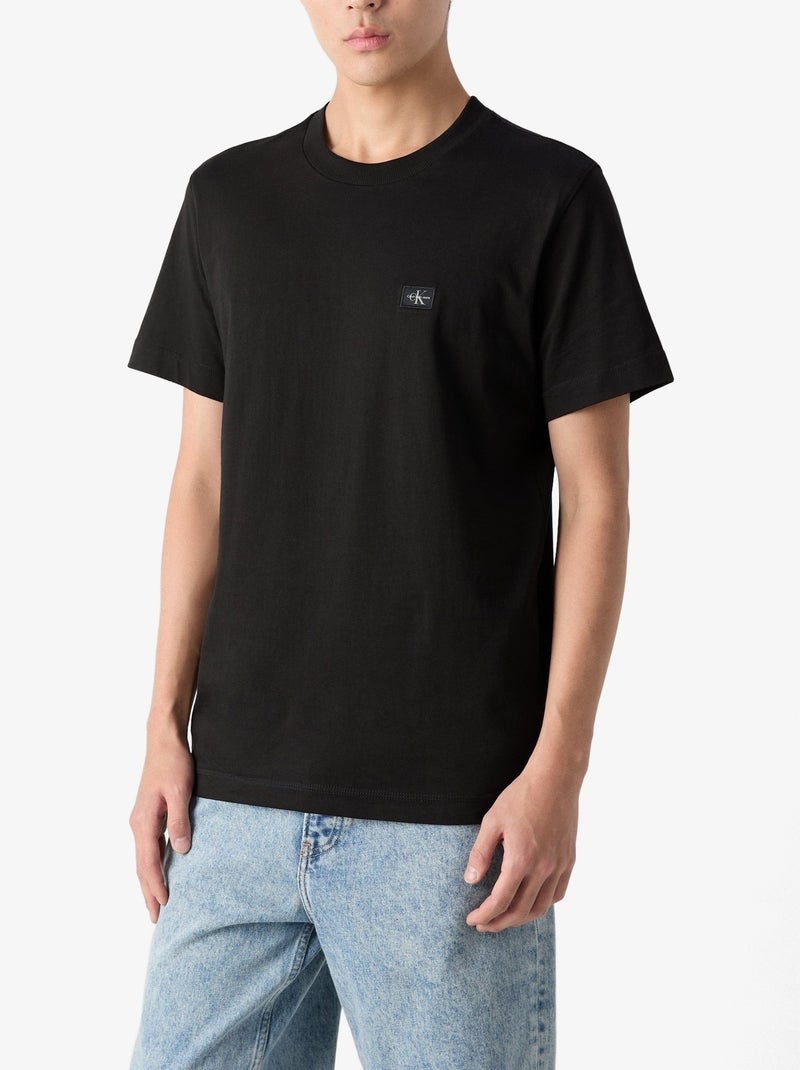 Tee Shirt Calvin Klein manches courtes Noir - Kiabi