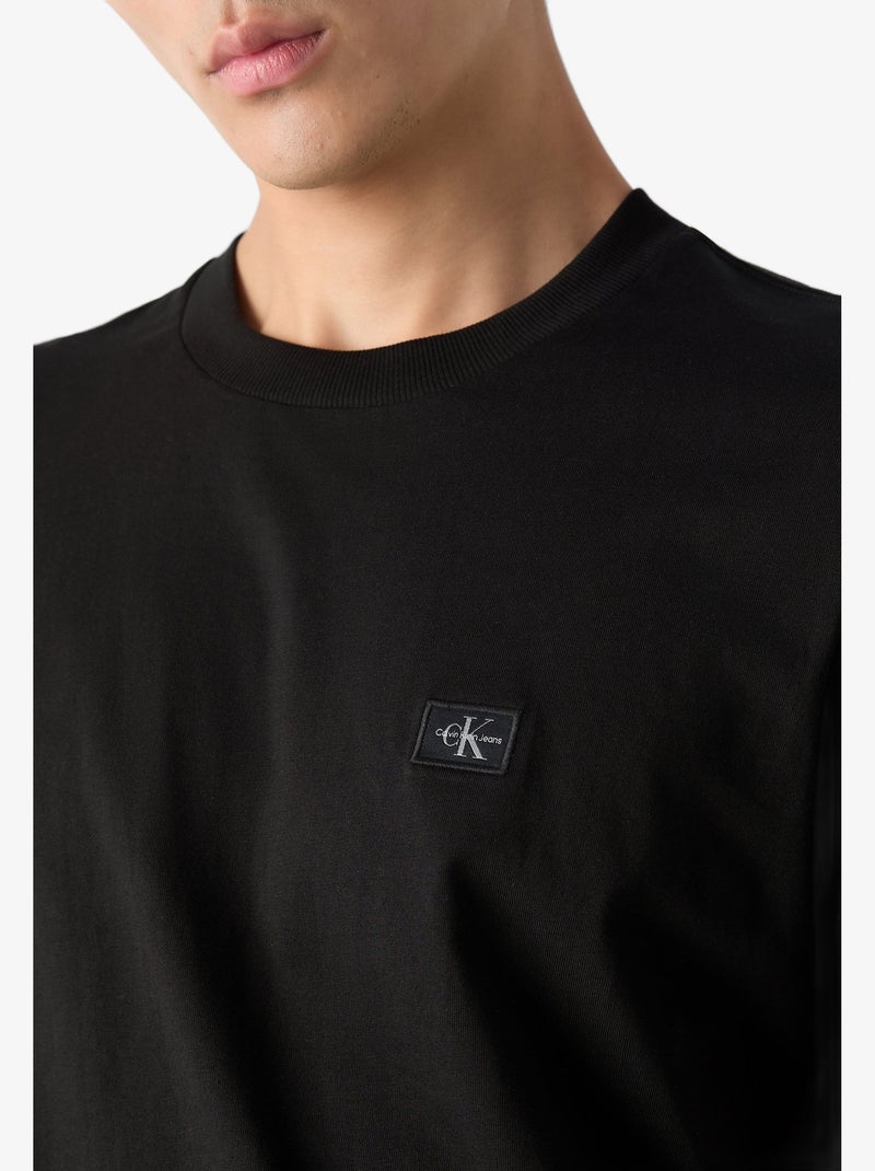 Tee Shirt Calvin Klein manches courtes Noir - Kiabi