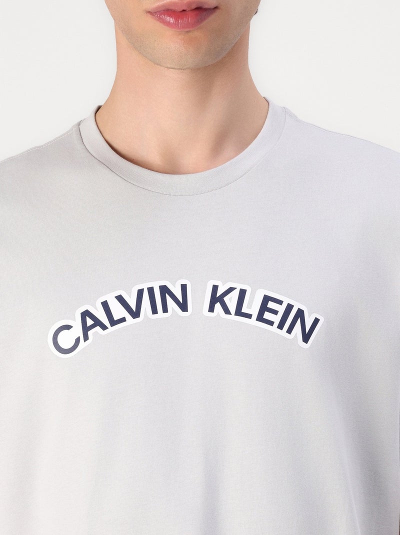 Tee Shirt Calvin Klein manches courtes Rose - Kiabi
