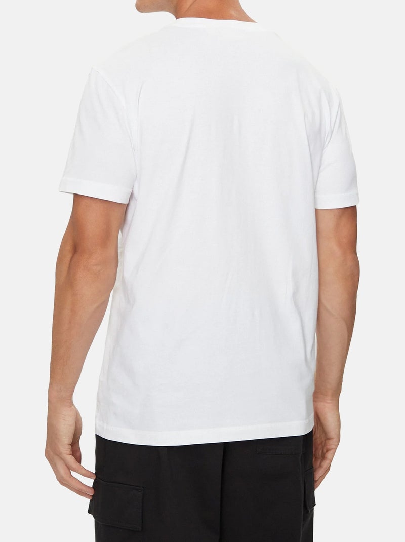 Tee Shirt Calvin Klein Monogram Blanc - Kiabi