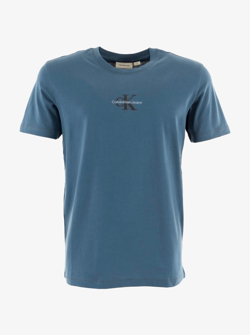 Tee Shirt Calvin Klein Monogram Indigo - Kiabi