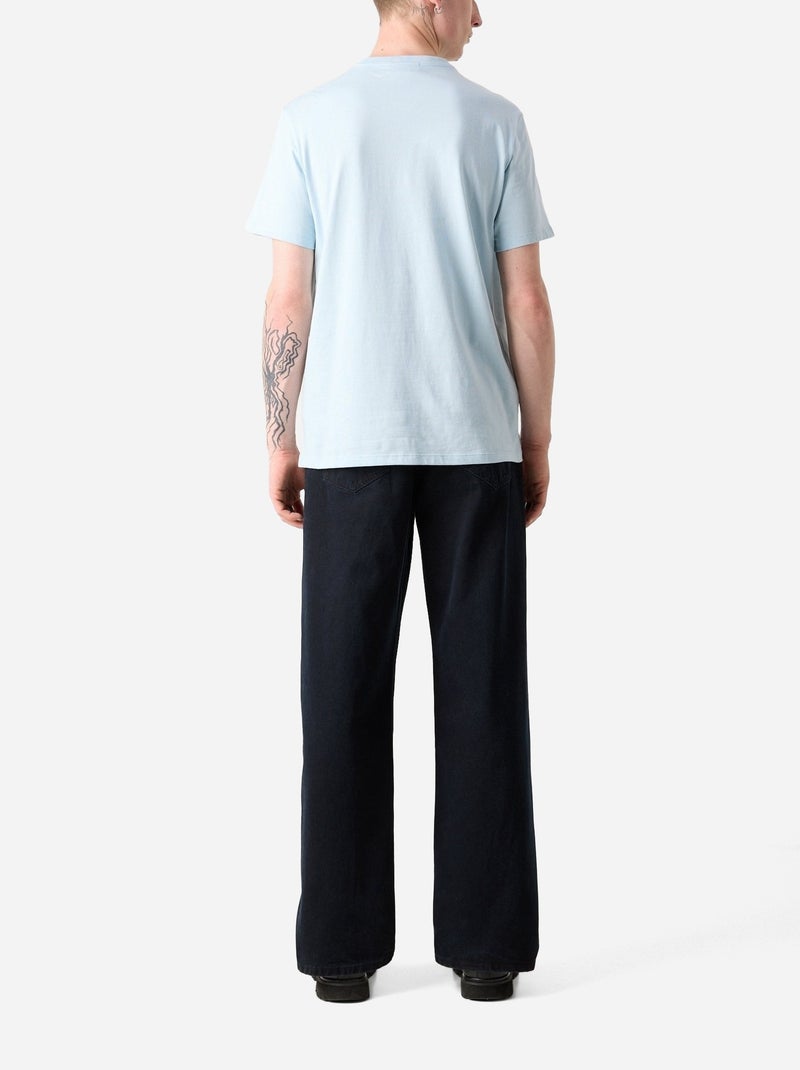 Tee Shirt Calvin Klein Smooth solid tee Bleu - Kiabi