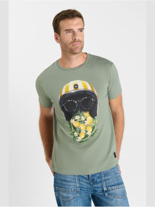 Tee-Shirt CAMPNOU 'Le Temps Des Cerises' - Kiabi