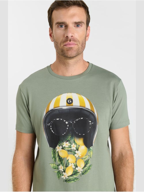 Tee-Shirt CAMPNOU 'Le Temps Des Cerises' - Kiabi