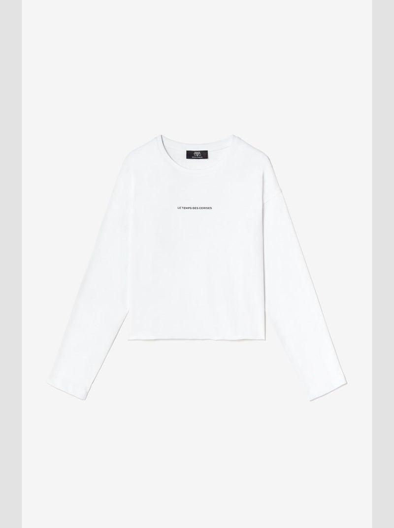 Tee-Shirt CATIGI 'Le Temps Des Cerises' Blanc - Kiabi