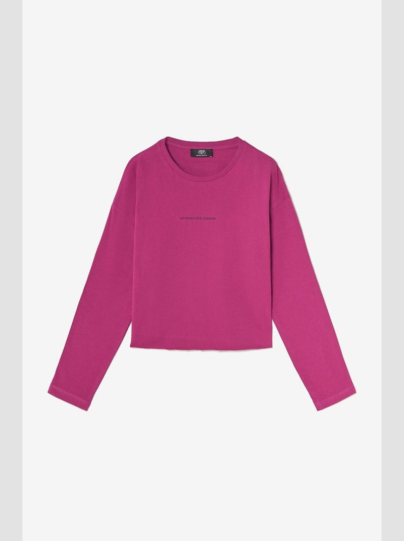Tee-Shirt CATIGI 'Le Temps Des Cerises' Rose - Kiabi