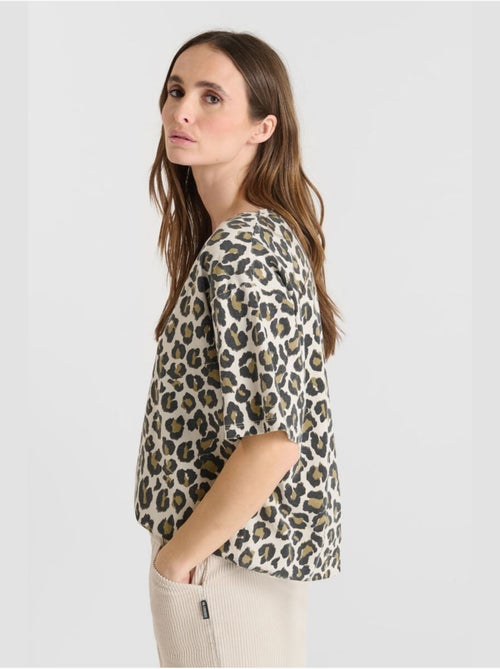 Tee-Shirt CATLYN 'Le Temps Des Cerises' - Kiabi