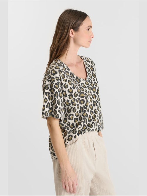 Tee-Shirt CATLYN 'Le Temps Des Cerises' - Kiabi