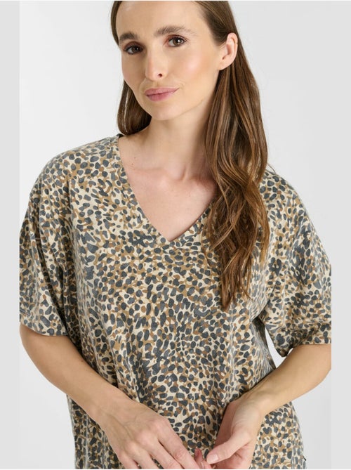 Tee-Shirt CATLYN 'Le Temps Des Cerises' - Kiabi