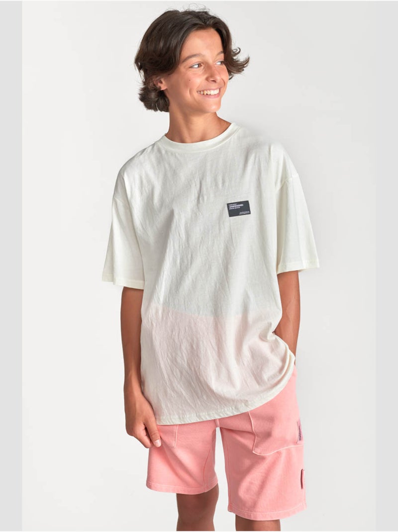 Tee-Shirt CHASUBO 'Le Temps Des Cerises' Blanc - Kiabi