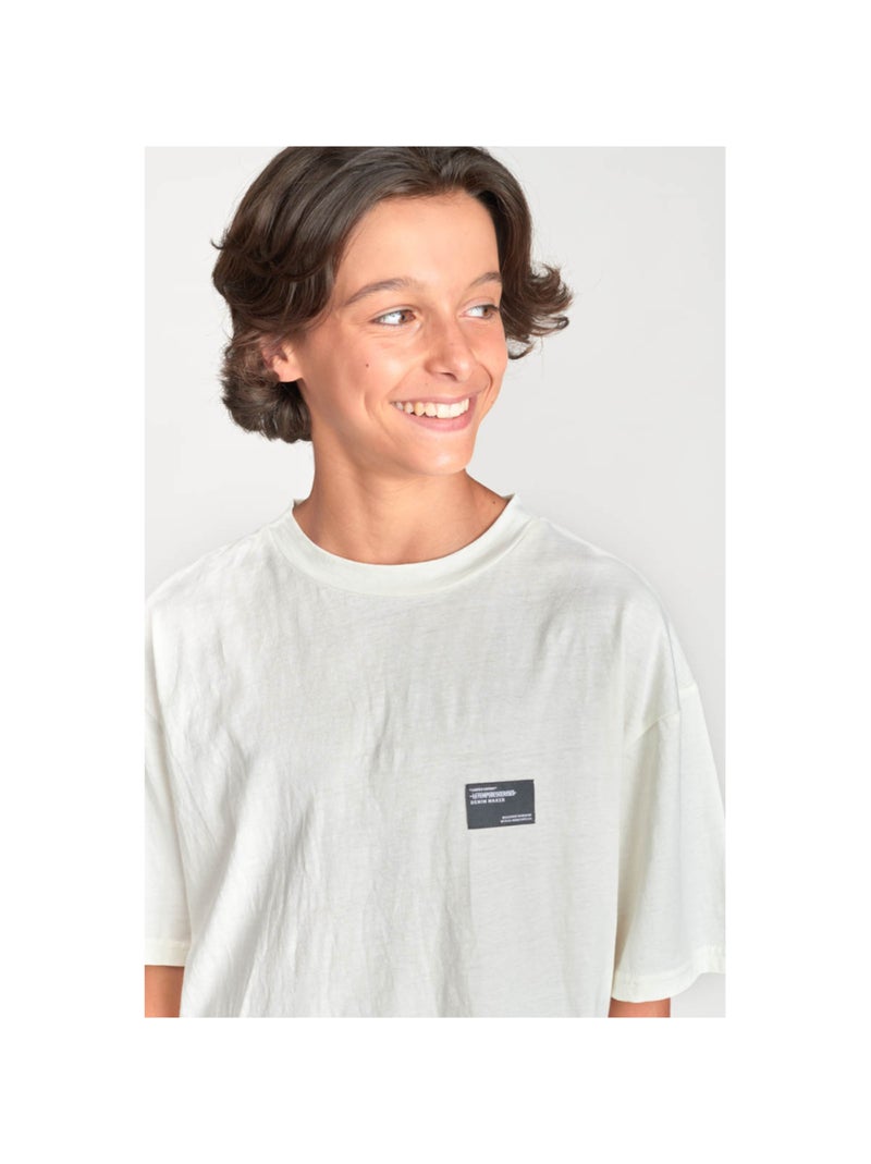 Tee-Shirt CHASUBO 'Le Temps Des Cerises' Blanc - Kiabi