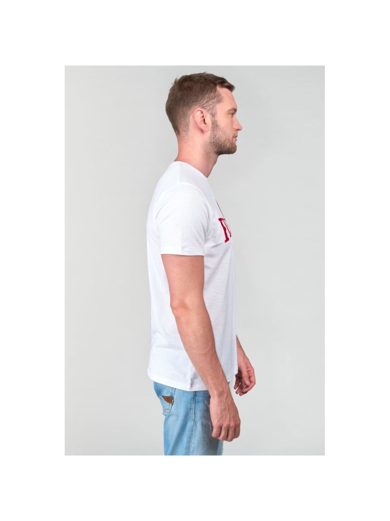 Tee-Shirt CHEDAR 'Le Temps Des Cerises' Blanc - Kiabi