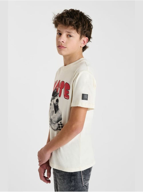 Tee-Shirt CLYDEBO 'Le Temps Des Cerises' - Kiabi