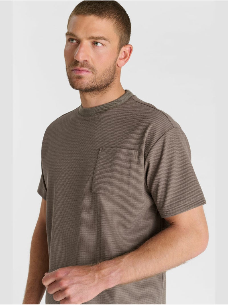 Tee-shirt coba 'le temps des cerises' Marron - Kiabi