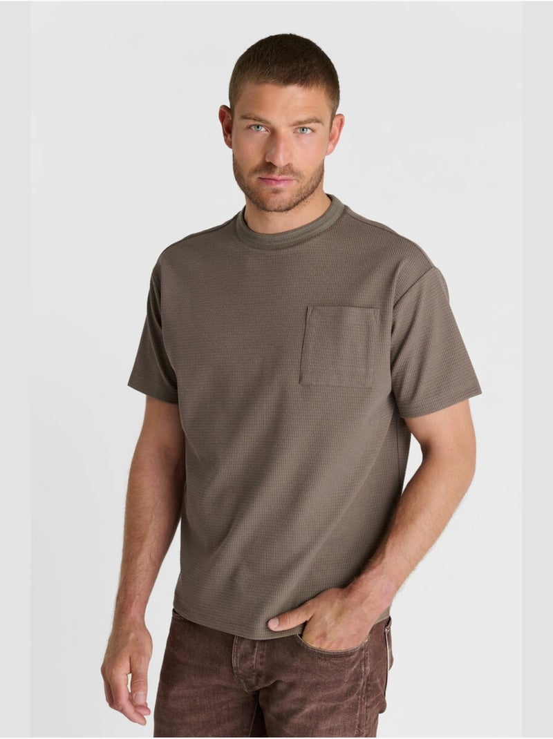 Tee-shirt coba 'le temps des cerises' Marron - Kiabi