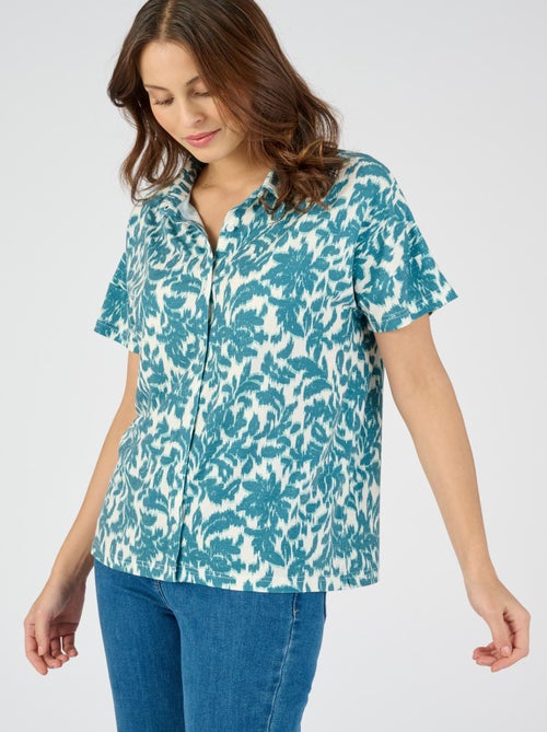 Tee-shirt col chemise Climatyl - Damart - Kiabi