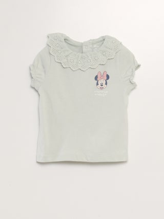 Tee-shirt col claudine 'Disney'