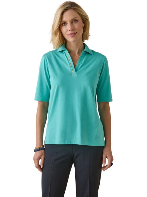 Tee-shirt col polo manches courtes - DAXON - Kiabi