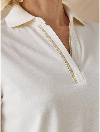 Tee-shirt col polo manches courtes