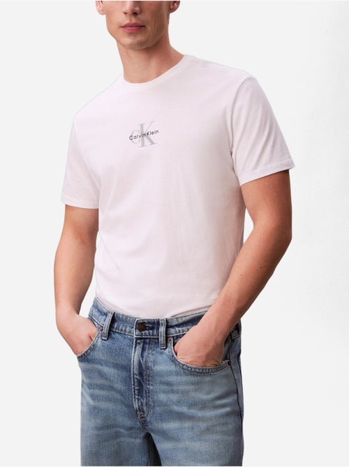 Tee Shirt col rond - Calvin Klein - Kiabi