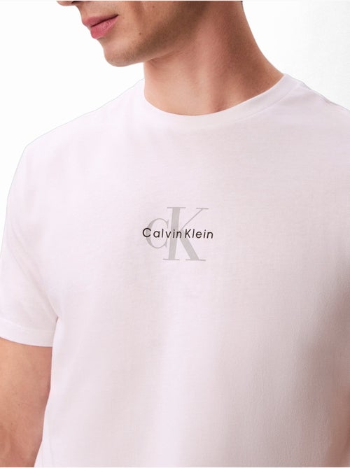 Tee Shirt col rond - Calvin Klein - Kiabi