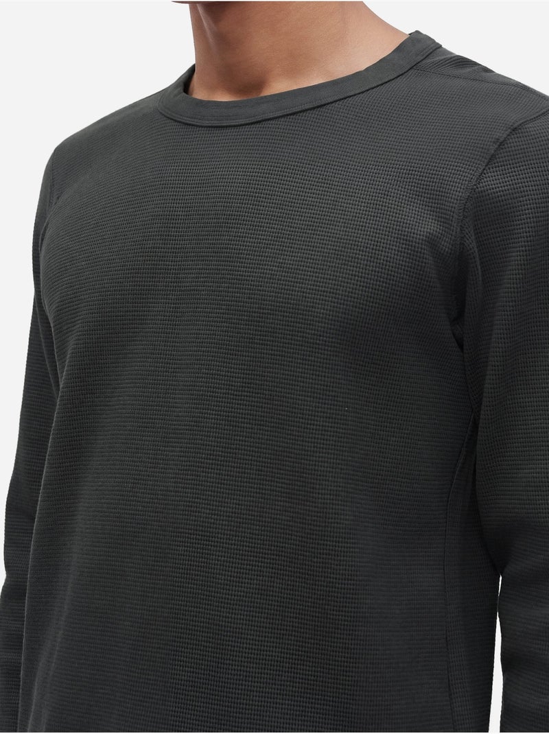 Tee shirt col rond - calvin klein Noir - Kiabi