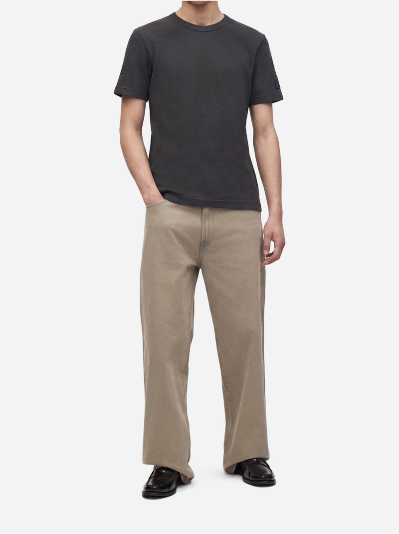 Tee shirt col rond - calvin klein Noir - Kiabi