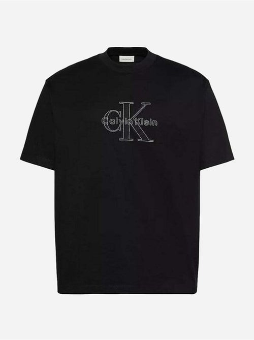 Tee shirt col rond - calvin klein - Kiabi
