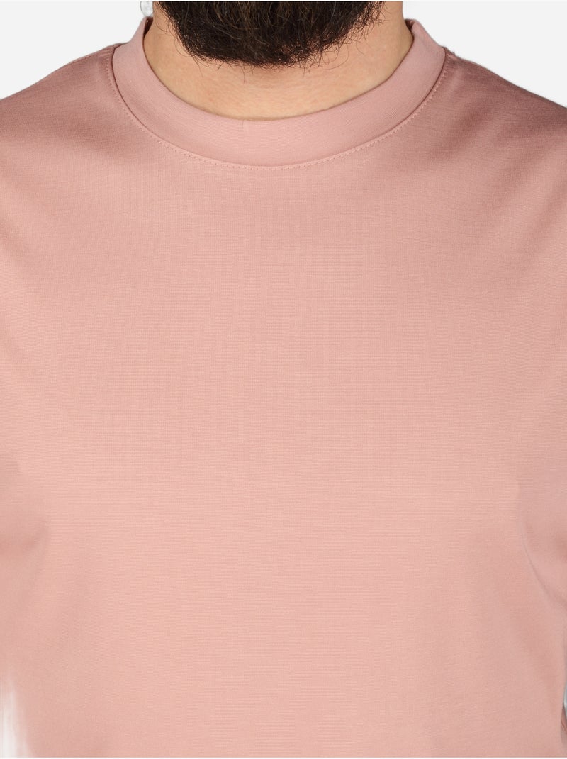 Tee Shirt col rond - Frilivin Rose - Kiabi