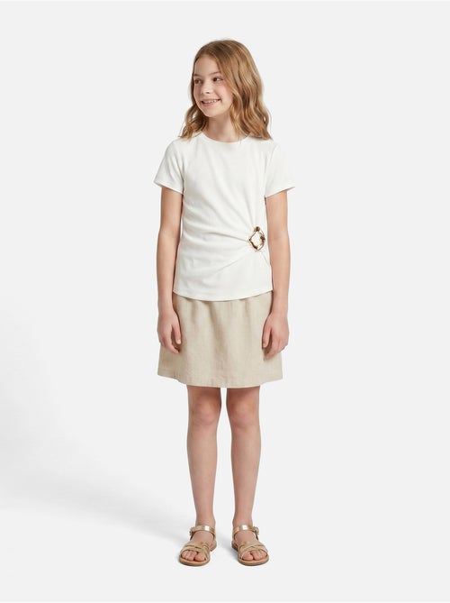 Tee shirt col rond - Kids Star - Kiabi