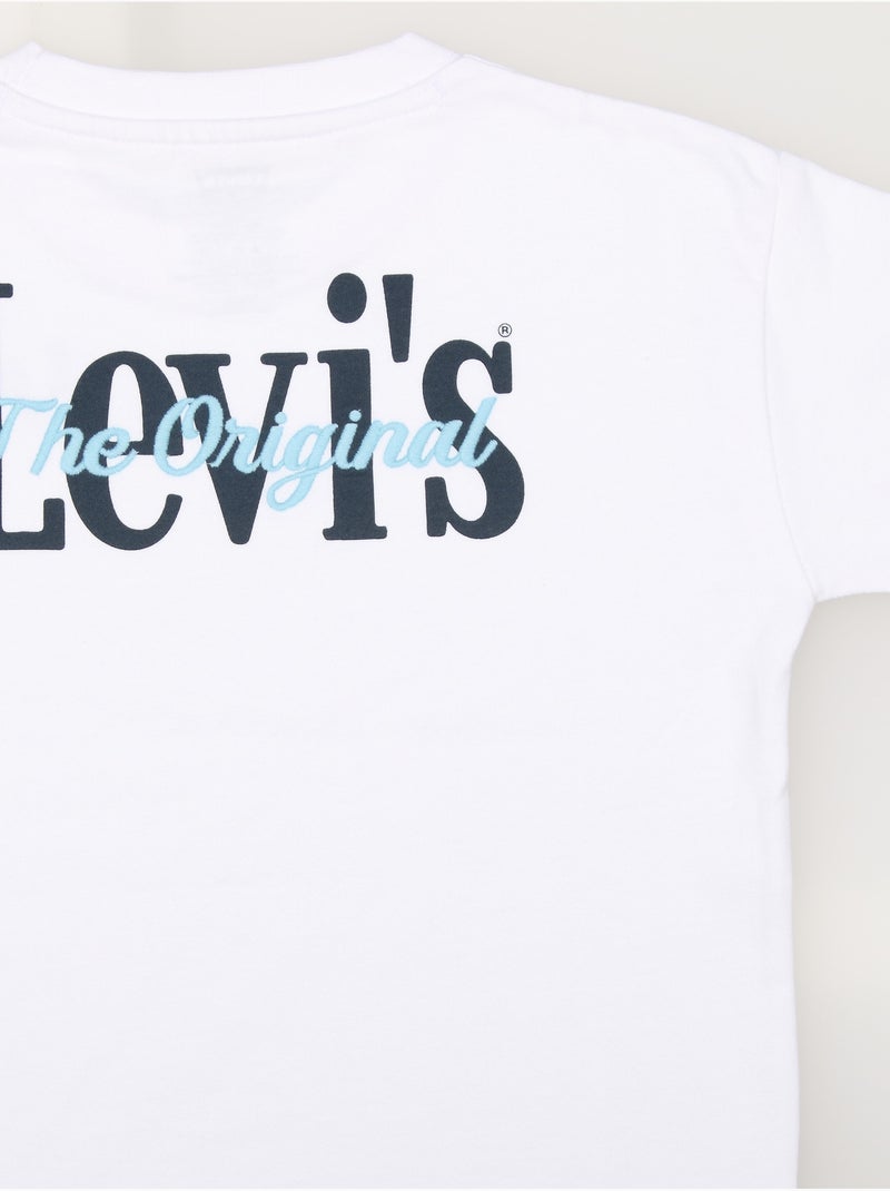 Tee Shirt col rond - Levi's Kids Blanc - Kiabi