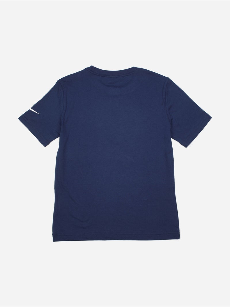 Tee shirt col rond - nike Bleu foncé - Kiabi