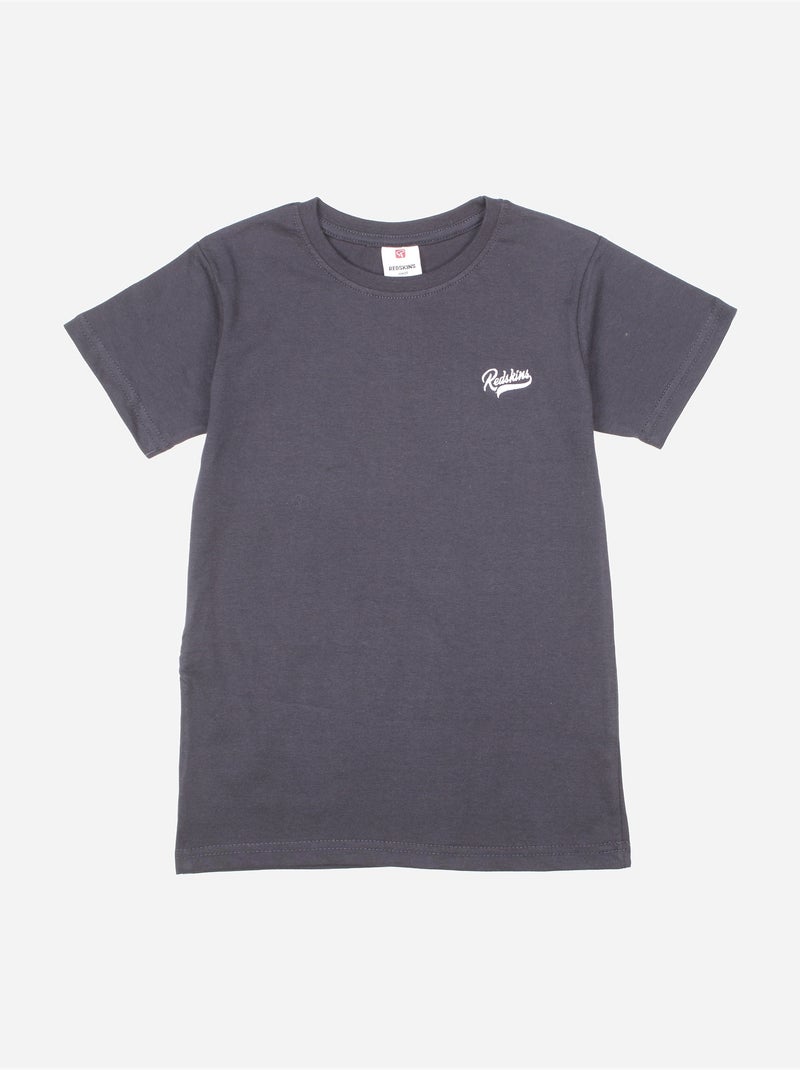 Tee Shirt col rond - Redskins Bleu foncé - Kiabi