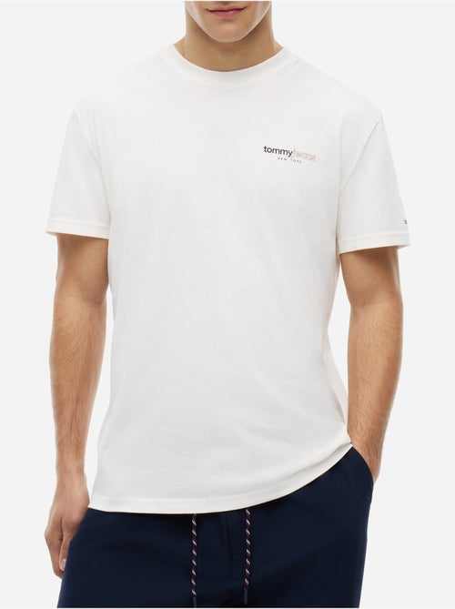 Tee shirt col rond - tommy jeans - Kiabi