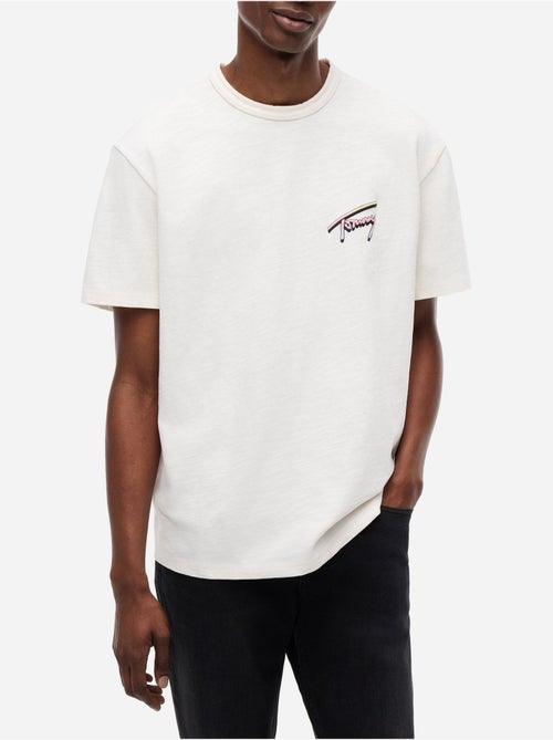 Tee Shirt col rond - Tommy jeans - Kiabi