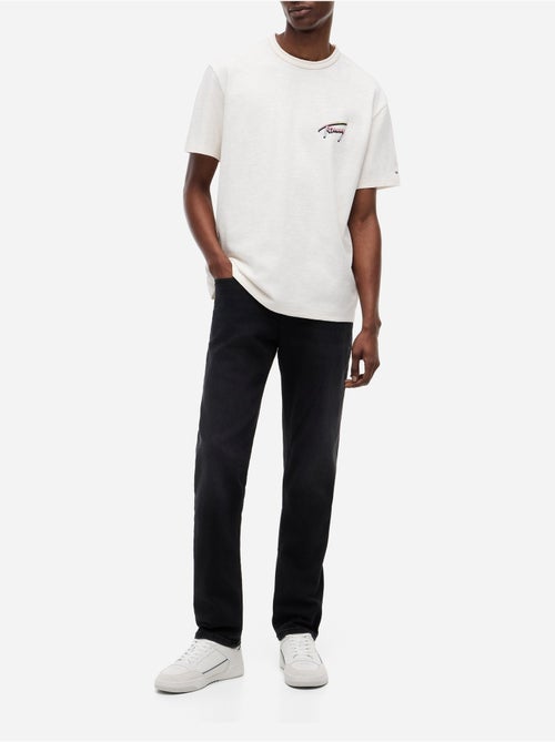 Tee Shirt col rond - Tommy jeans - Kiabi